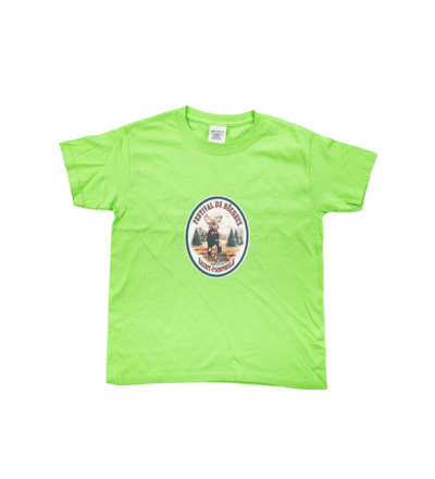T-shirt vert logo enfant