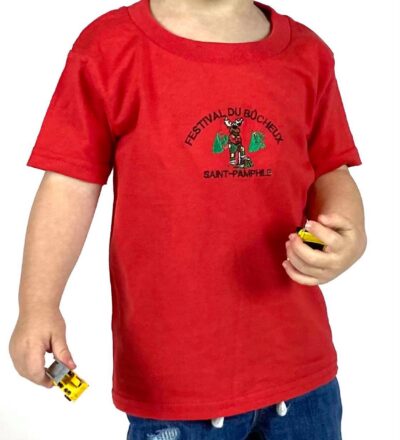 T-shirt enfant rouge 4